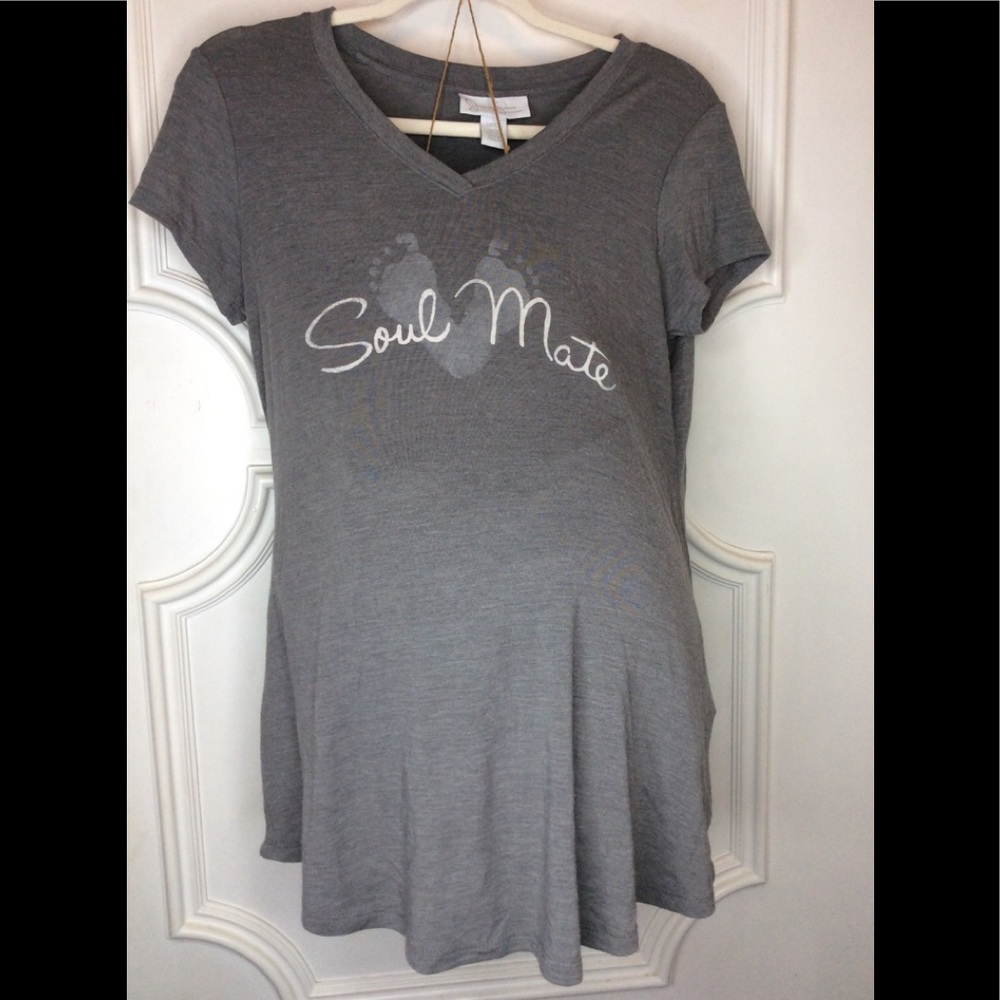 Jessica Simpson Maternity Soul Mate tee Size S
